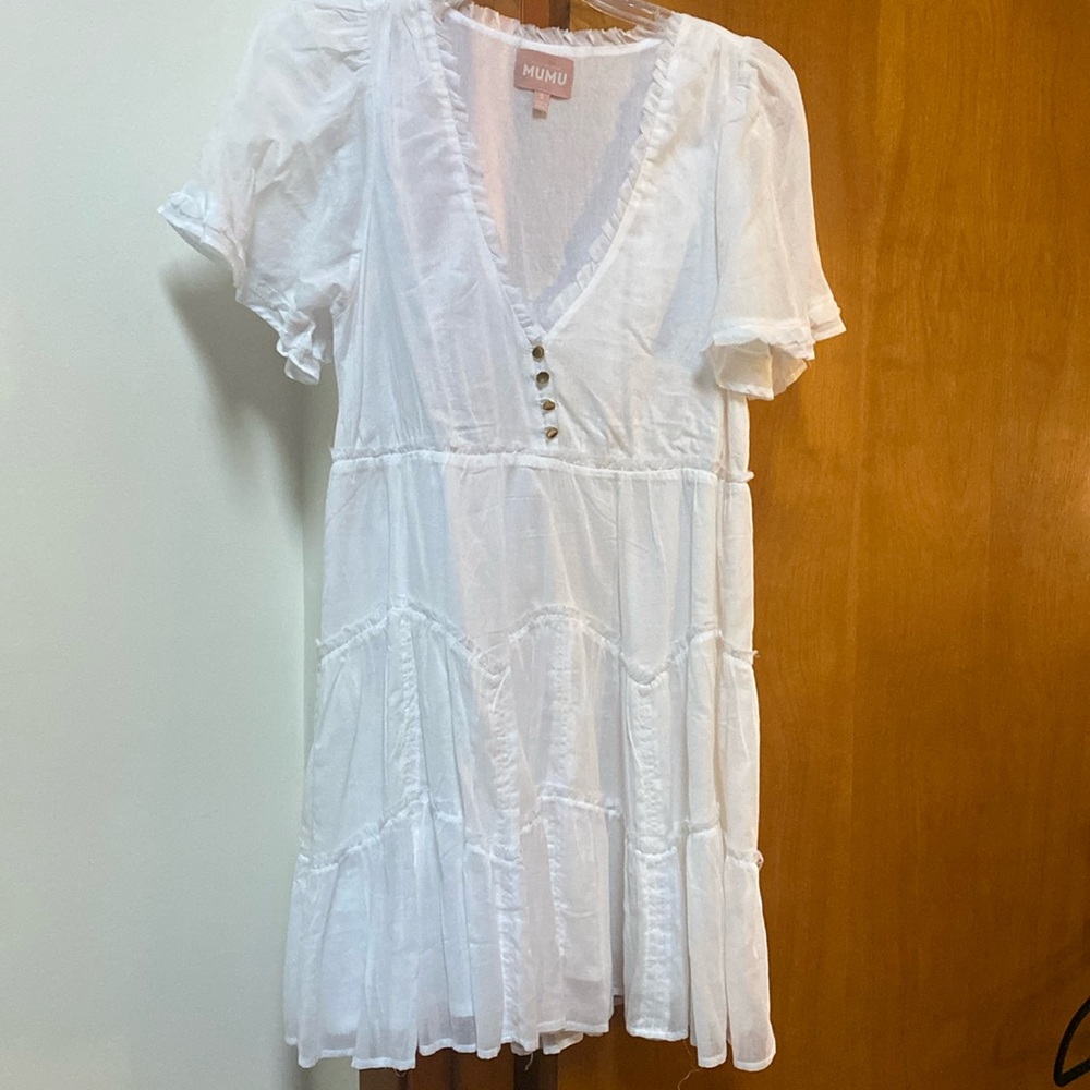 Show Me Your Mumu White Dress